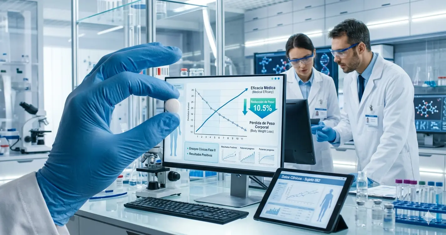 AstraZeneca avanza con píldora para obesidad tras lograr 105 de reducción de peso | México Ahora Píldora experimental de AstraZeneca reduce peso corporal hasta 105