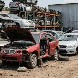 autos-chinos-en-deshuesaderos-mexicanosjpg | México Ahora Autos chinos en deshuesaderos mexicanos con vehículos parcialmente desmantelados reflejando el fin de su ciclo de vida dentro del mercado automotriz nacional