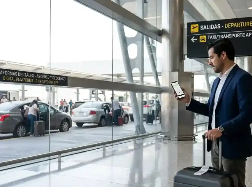 Uber y plataformas digitales dominan traslados en aeropuertos México | México Ahora Plataformas digitales lideran movilidad en aeropuertos mexicanos