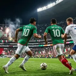mexico vs inglaterra historial mundial 2026webp México vs Inglaterra historia de enfrentamientos y la esperanza en el Mundial 2026 | México vs Inglaterra en un estadio lleno durante un partido internacional representando el historial entre ambas selecciones y la expectativa rumbo a los octavos de final del Mundial 2026