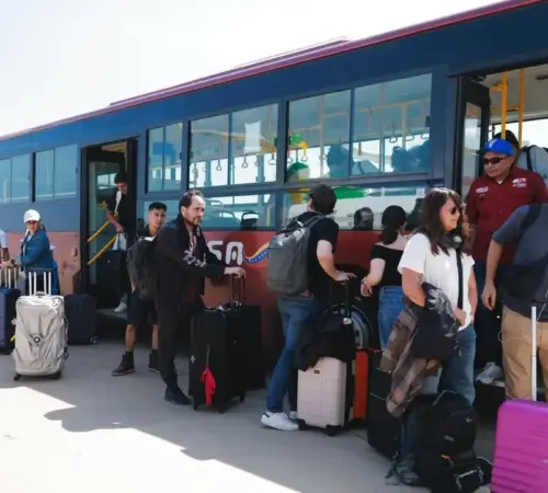 Vuelo 23 mexicanos que salieron Venezuela aterriza AIFA Vuelo con 23 mexicanos que salieron de Venezuela aterriza en el AIFA | Vuelo con 23 mexicanos que salieron de Venezuela aterriza en el AIFA