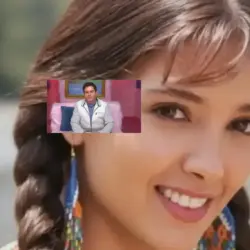 Adela Nriega segun Ernesto Laguardia Ernesto Laguardia rompe el silencio sobre Adela Noriega y revela dónde se encuentra | Smiling woman with braided hair outdoors inset shows a man in a white coat seated in a colorful room
