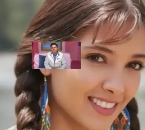 Adela Nriega segun Ernesto Laguardia Ernesto Laguardia rompe el silencio sobre Adela Noriega y revela dónde se encuentra | Smiling woman with braided hair outdoors inset shows a man in a white coat seated in a colorful room