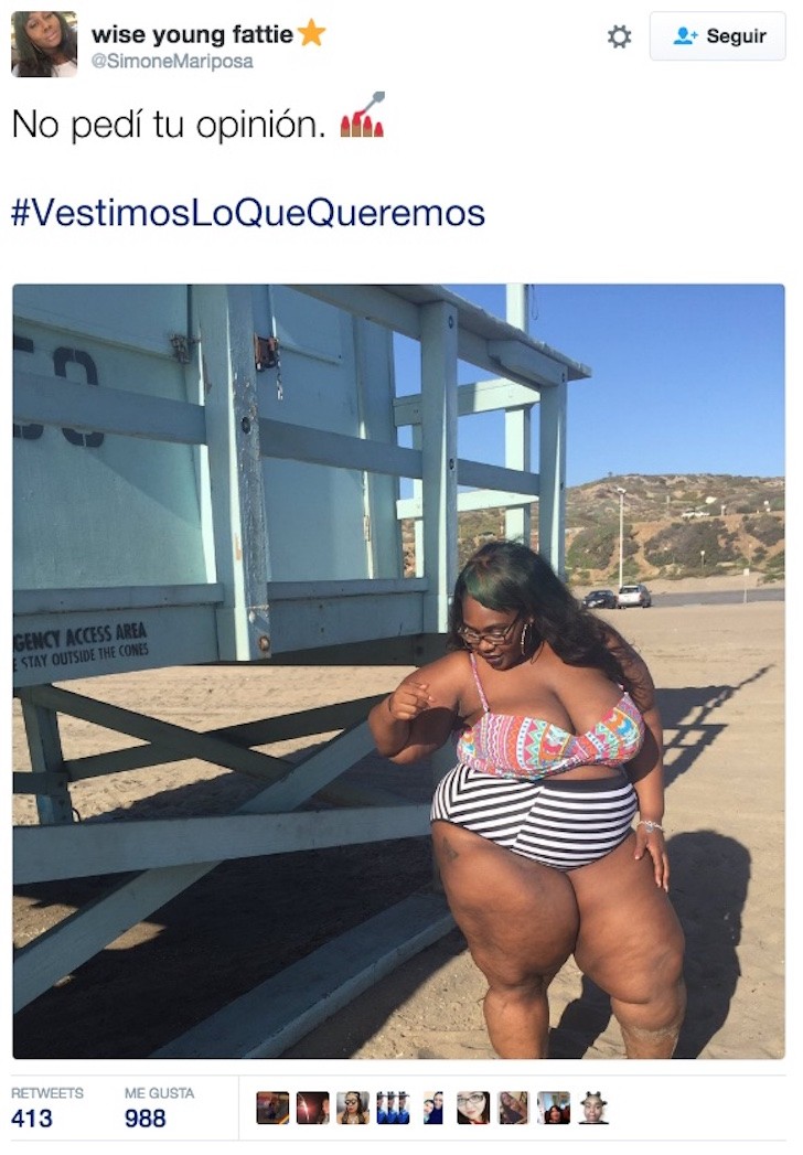 Las mujeres de talla grande están inundando Twitter con sus poderosas selfies