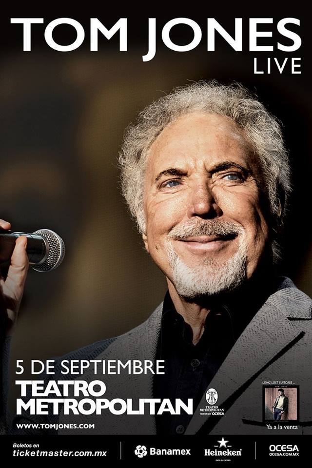 ¡Tom Jones anuncia fecha en México!