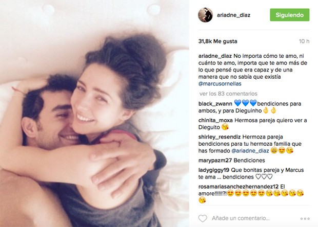 Ariadne Díaz le escribió un inesperado mensaje a Marcus
