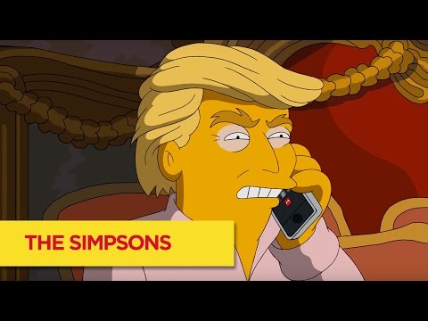 El nuevo video de ‘Los Simpson’ burlandose de Donald Trump