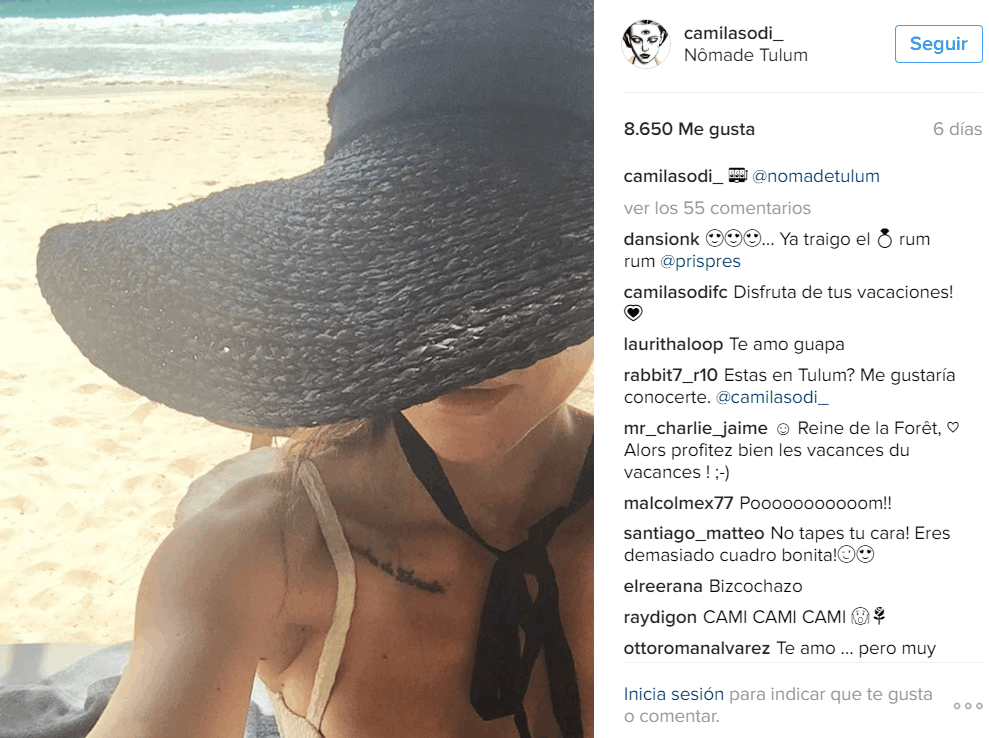 Así lució Camila Sodi en su nuevo bikini