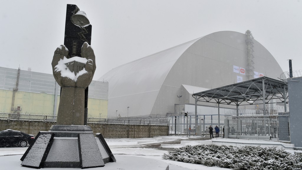 Inauguraron la gigantesca cúpula antirradiación en Chernobyl