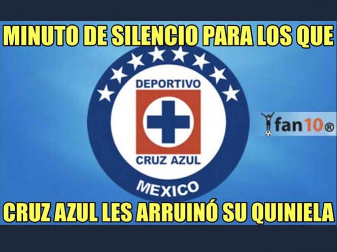 Los memes se ensañan con Cruz Azul previo a la liguilla