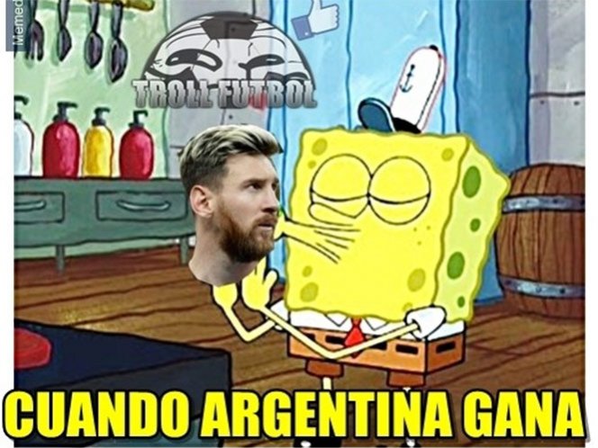 Los memes del aporte de Messi con Argentina