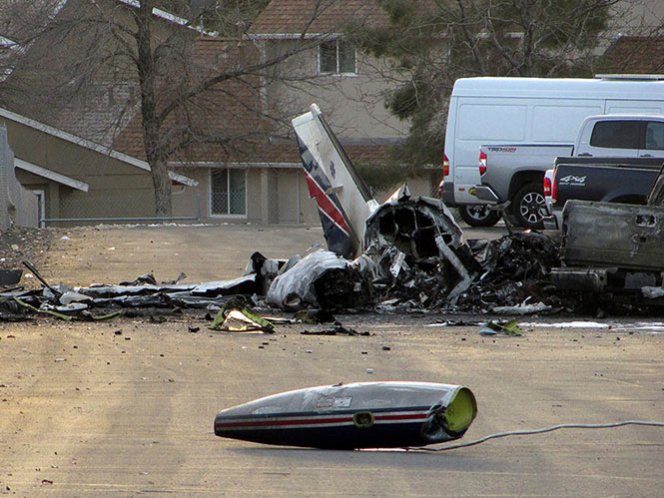 Cae avioneta ambulancia en Nevada; tripulantes y paciente mueren