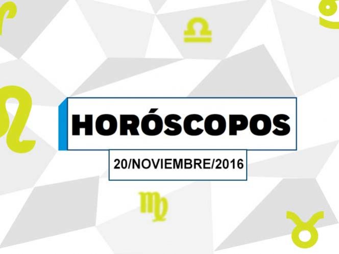 No salgas de casa sin consultar tu horóscopo hoy 20 de noviembre