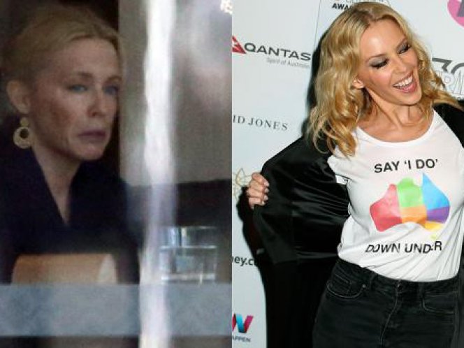 Kylie Minogue luce irreconocible sin maquillaje