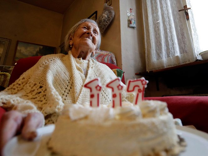 Italiana cumple 117 años, una de las más longevas del mundo