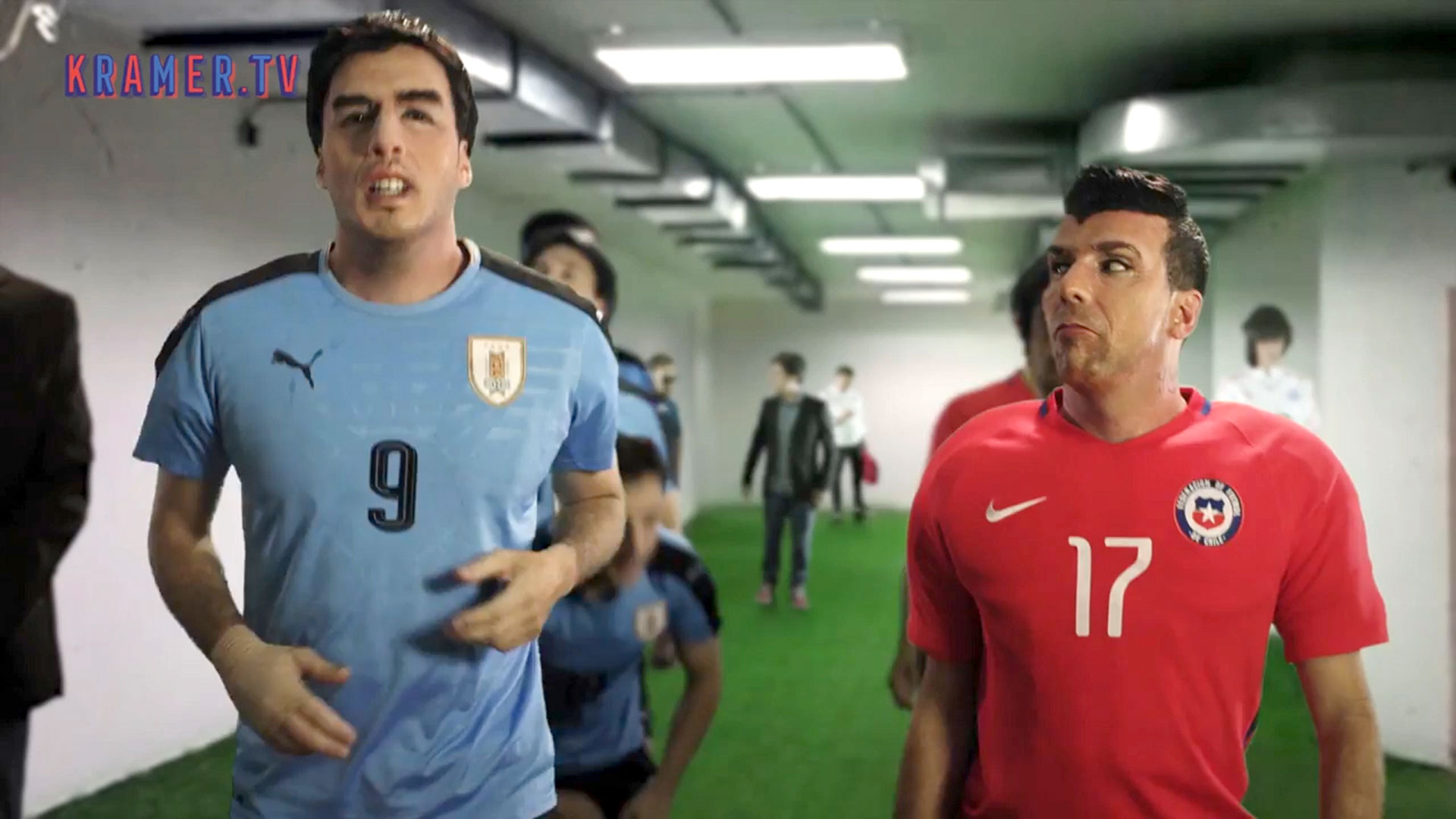 Gary Medel vs Luis Suárez, la desopilante imitación del humorista Stefan Kramer