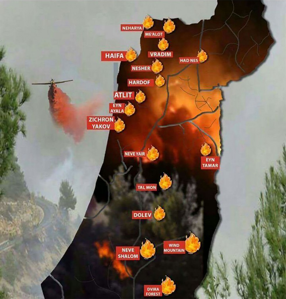 Más de 80.000 evacuados y 130 heridos en Israel por la ola de incendios