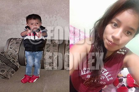 Desaparece joven madre y su pequeño de dos años en Naucalpan