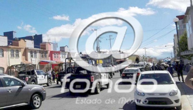 Intentan linchar a delincuente detenido gracias a alarma vecinal en Toluca