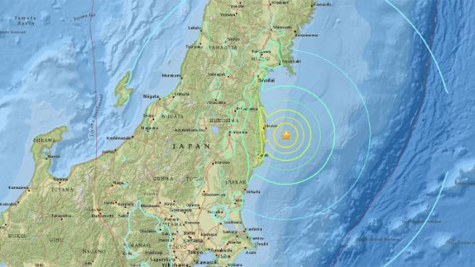 Fuerte terremoto de magnitud 7.3 en el noreste de Japón: emiten alerta de tsunami