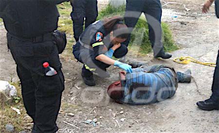 Amarran y golpean a un hombre por intentar llevarse a su hijo por la fuerza en Naucalpan