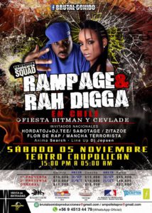 Rampage & Rah Digga en el Teatro Caupolicán