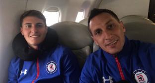 Chaco Giménez la cruzazulea ante su hijo