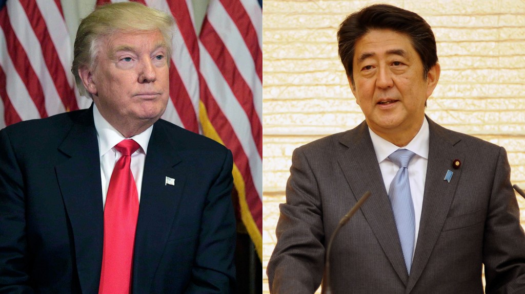 El primer ministro japonés dijo tener "gran confianza" tras reunirse con Donald Trump