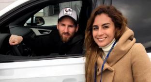 Tunden a Messi y Neymar por foto con Paola Espinosa