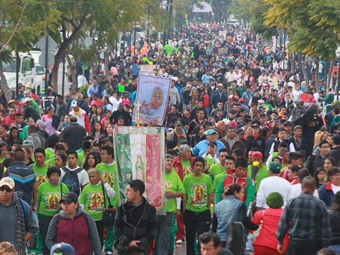 Cerca de 800 mil peregrinos llegan a la Basílica de Guadalupe