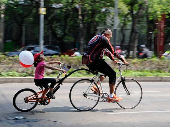 Recuerda que de 8 a 14 horas se realiza el paseo 'Muévete en Bici'