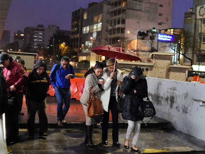 Prevén tormentas fuertes para hoy en el Valle de México