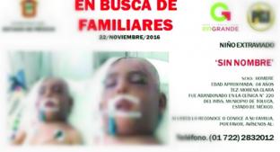 Buscan a padre que abandonó a su hijo en hospital