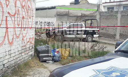 Dejan cuerpo dentro de una caja de plástico en Valle de Chalco; van 3 muertos en dos días