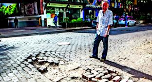 Hamburgo, zona minada de agujeros y baches