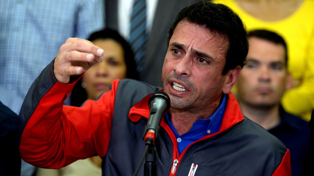 Henrique Capriles responsabilizó a Nicolás Maduro por las 29.000 muertes violentas en Venezuela durante 2016