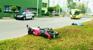 Motociclista muere en Paseo Tollocan