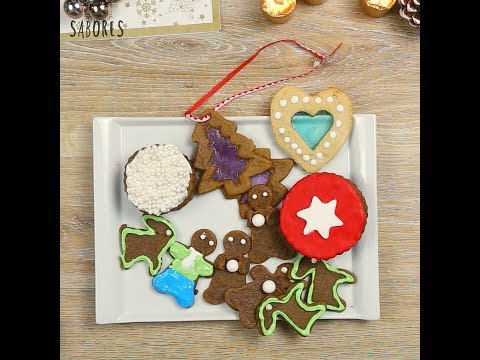 Galletitas de navidad con diseños