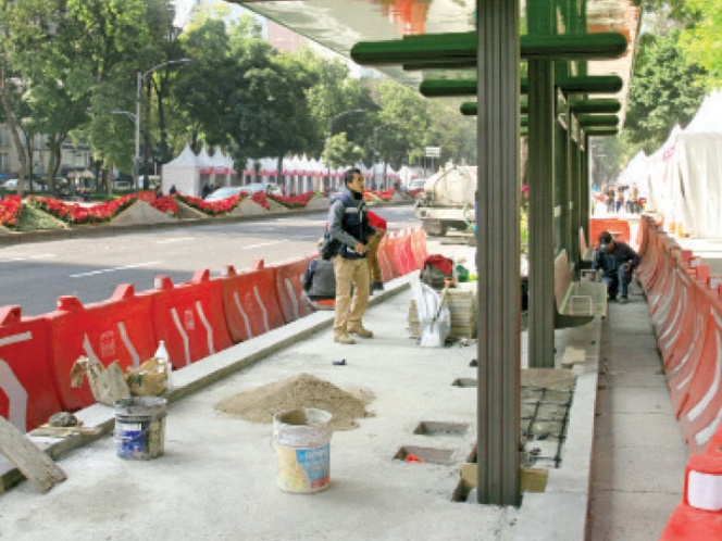 Metrobús línea 7; las estaciones llegan  al Ángel; suman diez