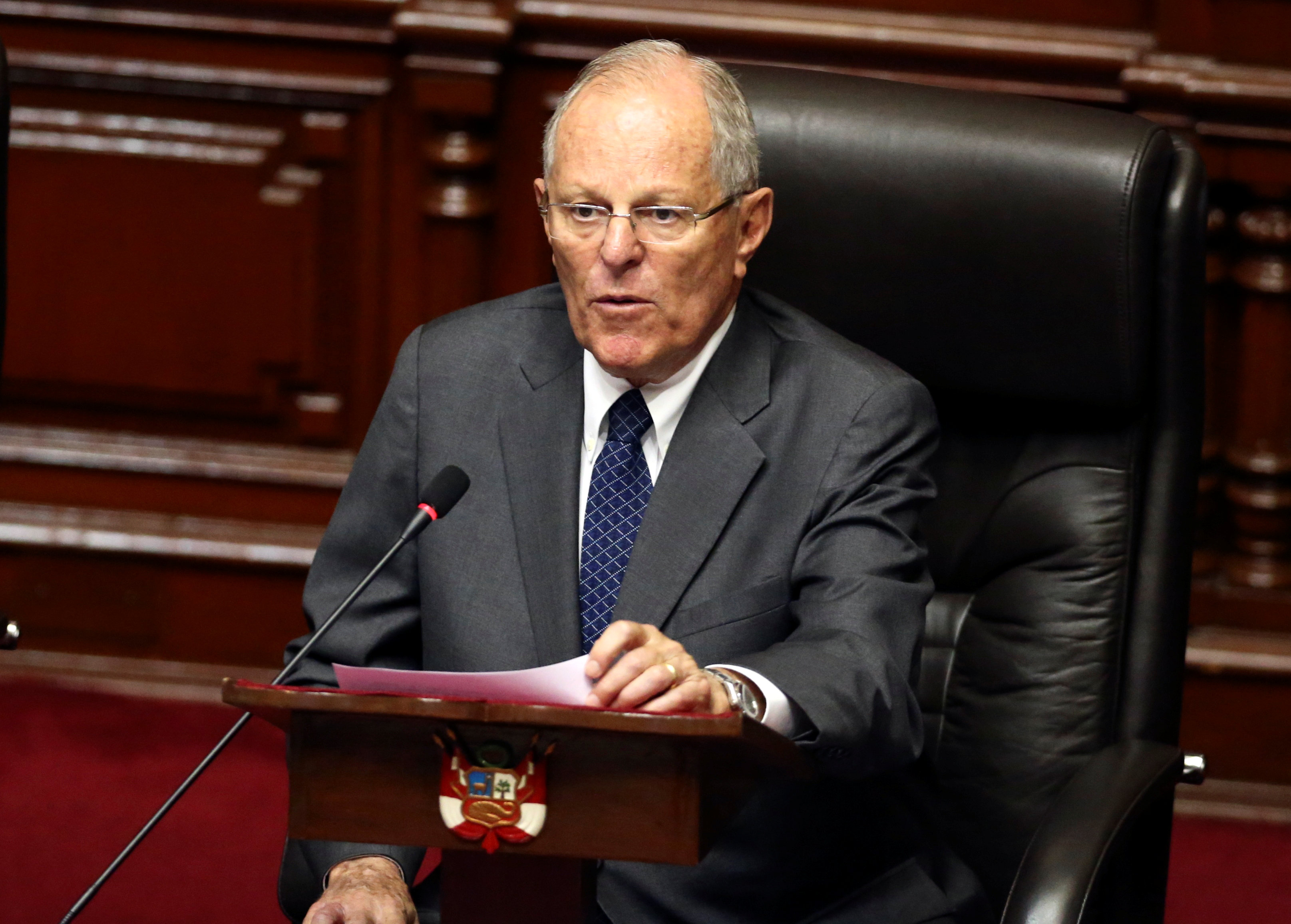 El Congreso de Perú rechazó la destitución del presidente Pedro Pablo Kuczynski