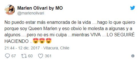 Tigresa del Oriente le entrega su apoyo a Marlen Olivari por su faceta como cantante