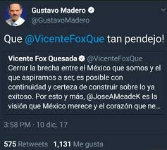 ¡Que pendejo eres Vicente Fox! | Ex presidente del PAN al Ex presidente de México