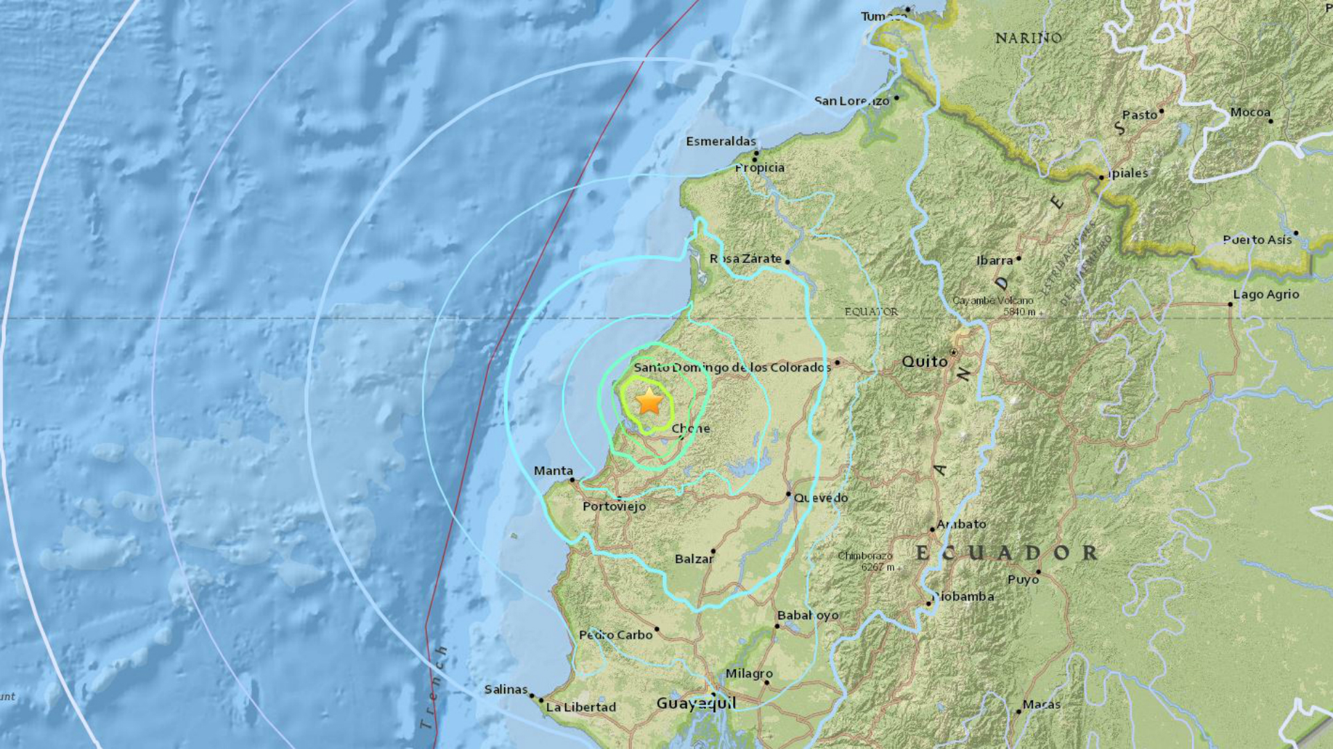 Ecuador: un potente sismo de 6 grados sacudió la provincia de Manabí