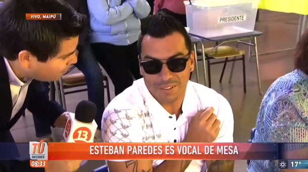 Esteban Paredes se presentó como vocal de mesa tras ausencia en primera vuelta