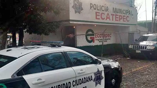 Policías de Ecatepec pierden arma larga y se disparan por estar jugando