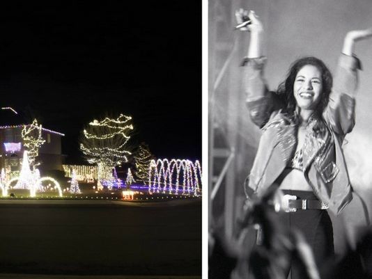 Luces navideñas encienden al ritmo de Selena