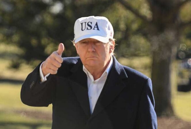 He aguantado noticias falsas desde el primer día: Trump