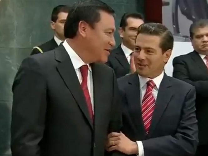 Agradece Peña Nieto lealtad institucional a Osorio Chong