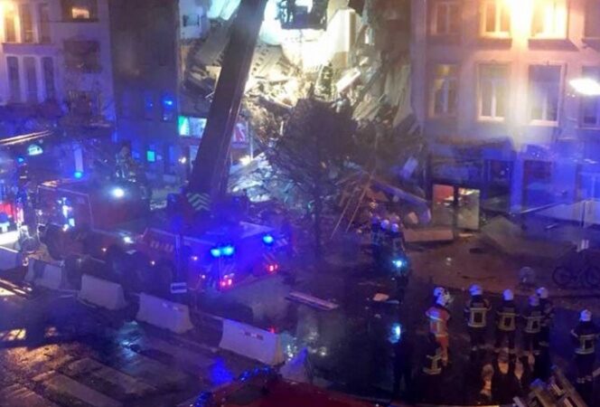 Explosión destruye un edificio en Bélgica; hay varios heridos