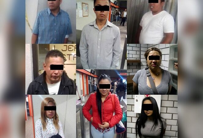 LA RATA | Detienen a 9 por robos en el Metro y Metrobús
